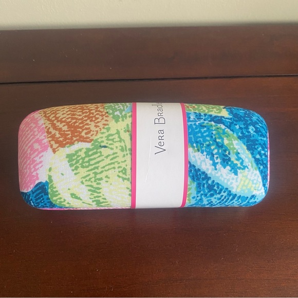 Vera Bradley Eye Glasses Case Clam Shell Fabric Lining NWOT - Picture 1 of 3